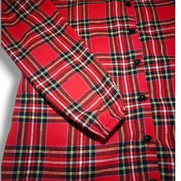 SHEIN Women's Franclia Button Down Plaid Belted Dress - Picture 6 of 12